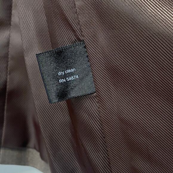 The Limited Womens Chocolate Brown Blazer Sz 2 Single Button Career Work Wear - Picture 5 of 7